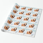 Cocker Spaniel Cadeaupapier (Uitgerold)