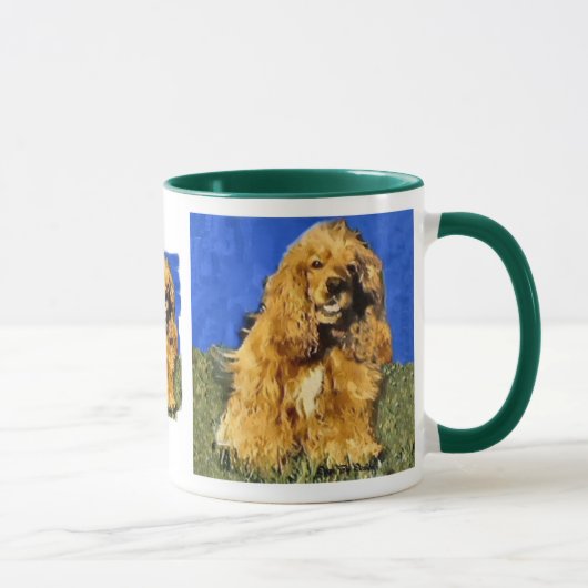 Cocker Spaniel Cadeaus Kunst Mokken (Rechts)