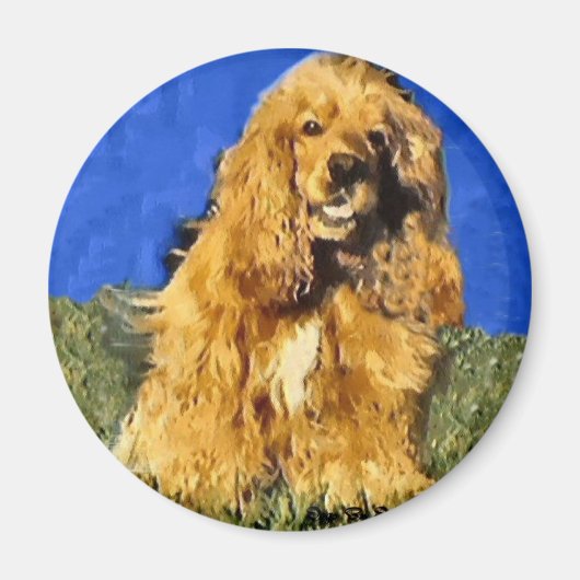 Cocker Spaniel Cadeaus Magneet (Voorkant)