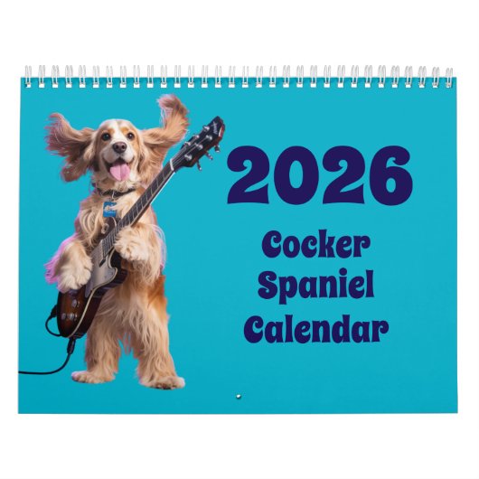 Cocker Spaniel Calendar Kalender (Hoes)