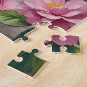 Cocker Spaniel Camellia Tuin Kunst Legpuzzel (Zijkant)