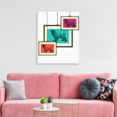 cocker-spaniël canvas afdruk (Insitu (Woonkamer))