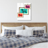 cocker-spaniël canvas afdruk (Insitu (Slaapkamer))
