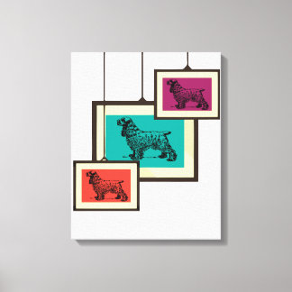 cocker-spaniël canvas afdruk