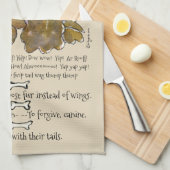 Cocker Spaniel Cartoon Dog Quotes Keuken Handdoek (Quarter Fold)