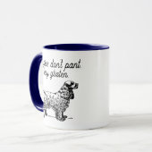 Cocker Spaniel Cartoon met grappige Pet Joke Mok (Voorkant links)