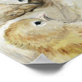 "Cocker Spaniel & Chick" Dog Art Print (Hoek)