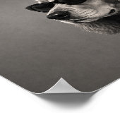 Cocker Spaniel Chique Mode Honden Kunstprint Poster (Hoek)