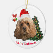 Cocker spaniel Christma Ornament (Links)