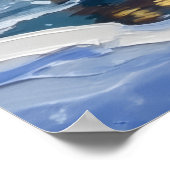 Cocker Spaniel Christmas Boat Holiday Poster (Hoek)