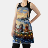 Cocker Spaniel Christmas Boat Holiday Schort (Insitu)