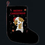 Cocker Spaniel Christmas Dog Winter Animals Dogs S Kleine Kerstsok<br><div class="desc">The Cocker Spaniel dog for Christmas with fairy lights. Funny animals with gifts and snow to the folidays. Also funny for Christmas in July. Dogs are sweet animals and perfect for Christmas.</div>