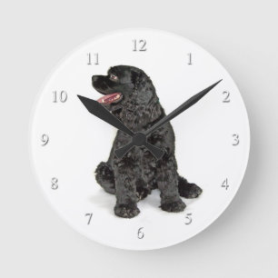 Cocker Spaniel Clock Ronde Klok