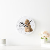 Cocker Spaniel Clock Ronde Klok (Huis)