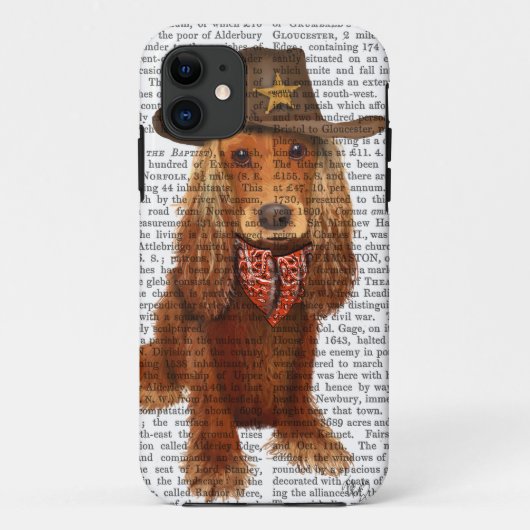Cocker Spaniel Cowboy 2 Case-Mate iPhone Case (Achterkant)