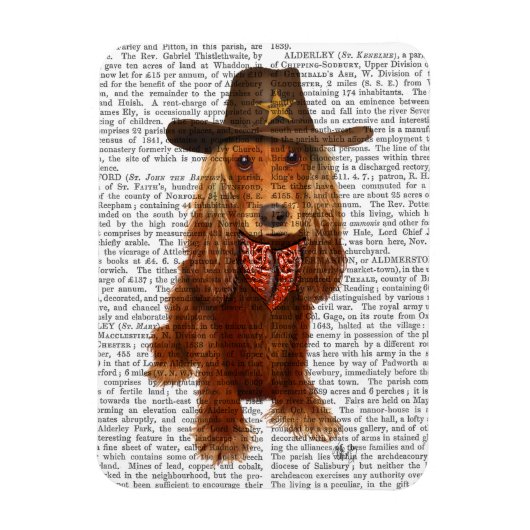 Cocker Spaniel Cowboy 2 Magneet (Verticaal)