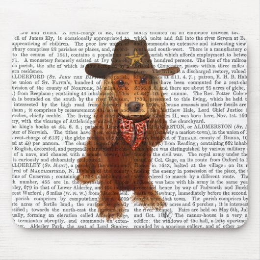 Cocker Spaniel Cowboy 2 Muismat (Voorkant)