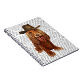 Cocker Spaniel Cowboy 2 Notitieboek (Rechterzijde)