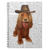 Cocker Spaniel Cowboy 2 Notitieboek (Voorkant)