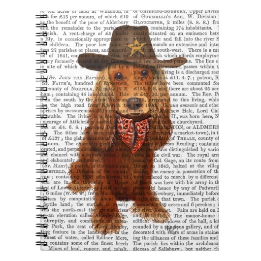 Cocker Spaniel Cowboy 2 Notitieboek (Voorkant)