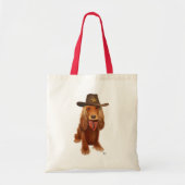 Cocker Spaniel Cowboy 2 Tote Bag (Voorkant)