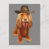 Cocker Spaniel Cowboy