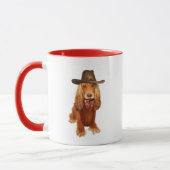 Cocker Spaniel Cowboy Mok (Links)