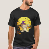 Cocker Spaniel Dabbing Witch Pumpkin Funny Dog Hal T-shirt (Voorkant)