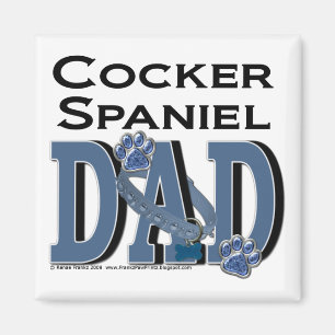 Cocker Spaniel DAD Magneet