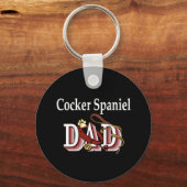 cocker spaniel dad Sleutelhanger (Voorkant)