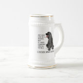 Cocker Spaniel Dad Stein Bierpul (Voorkant rechts)