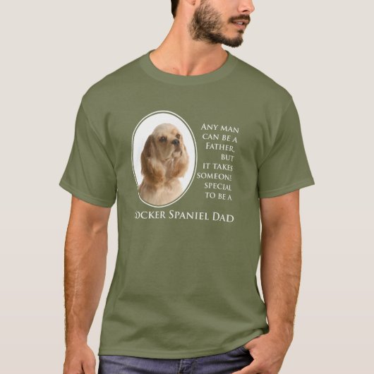 Cocker Spaniel Dad T-Shirt (Voorkant)