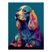Cocker Spaniel Dog 001 - Bruno Pokopen Perfect Poster (Voorkant)