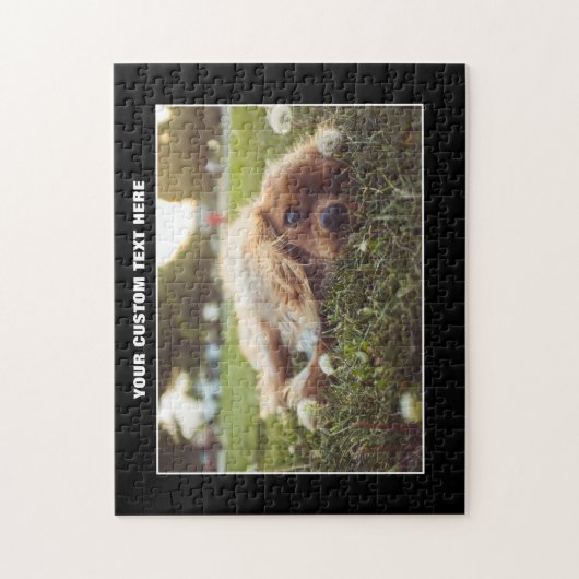 Cocker Spaniel Dog Aangepast Jigzaag Puzzle Legpuzzel (Verticaal)