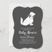 Cocker Spaniel Dog Baby shower Geslacht Neutraal Kaart (Voorkant)