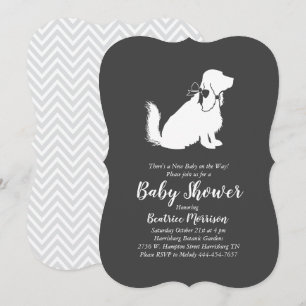 Cocker Spaniel Dog Baby shower Geslacht Neutraal Kaart
