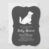 Cocker Spaniel Dog Baby shower Geslacht Neutraal Kaart (Voorkant)