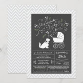 Cocker Spaniel Dog Baby shower Geslacht Neutraal Kaart (Voorkant / Achterkant)