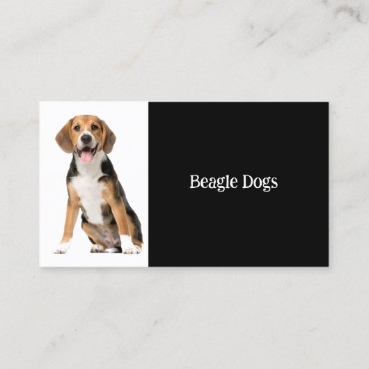 Cocker Spaniel Dog Breeder Pet Sitter Visitekaartje (Achterkant)