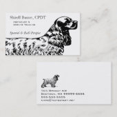 Cocker Spaniel Dog Business Visitekaartje (Voorkant / Achterkant)