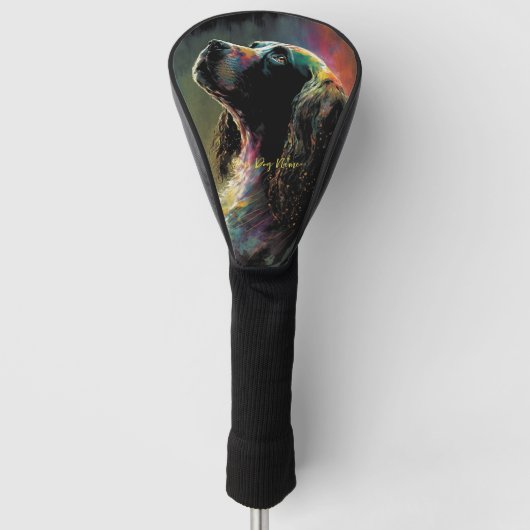 Cocker Spaniel Dog - Compositie 005 Golfheadcover (Voorkant)