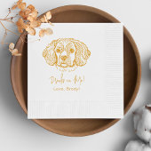 Cocker Spaniel Dog Gepersonaliseerde Drink Op Mij Servet