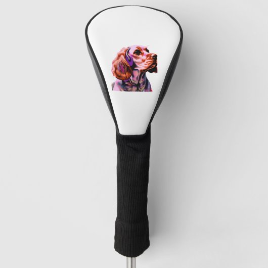 Cocker Spaniel Dog Golfheadcover (Voorkant)
