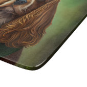 Cocker Spaniel Dog in St. Patrick's Day Dress Snijplank (Hoek)