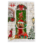 Cocker Spaniel Dog kerstcadeau Medium Cadeauzakje (Achterkant)