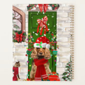 Cocker Spaniel Dog kerstcadeau Planner (Achterkant)