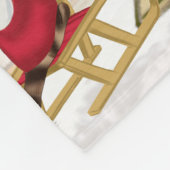 Cocker Spaniel Dog Kerstmis Fleece Deken (Hoek)