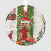 Cocker Spaniel Dog Kerstmis Ornament (achterkant)