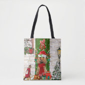 Cocker Spaniel Dog Kerstmis Tote Bag (Voorkant)