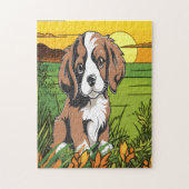 Cocker Spaniel dog Legpuzzel (Verticaal)
